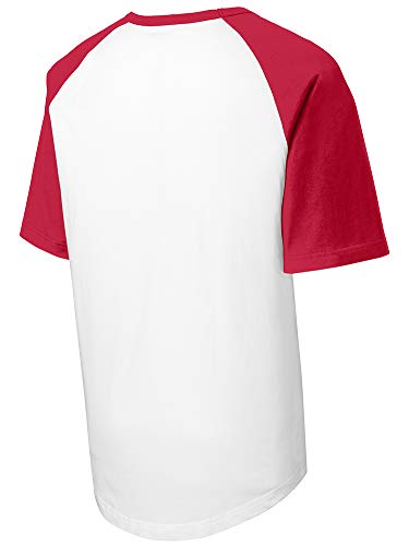 Youth Short Sleeve Raglan Baseball Shirts in Youth Sizes: XS-XL2