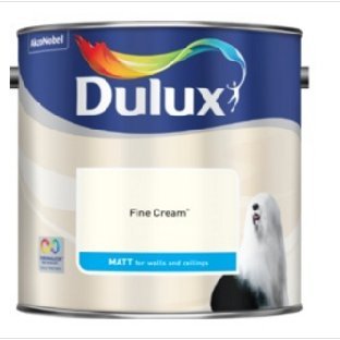 Dulux Matt 2.5L Fine Cream
