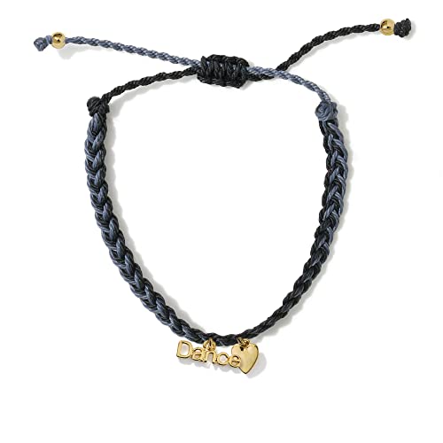 Dance Heart Gold Charm Bracelet In 7 Colors 100% Waterproof Adjustable Jewelry Gift Teams #TOP11