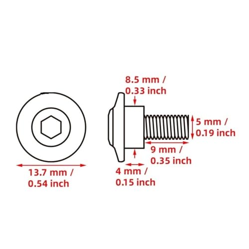 Fixation de carénage de boîtier de moto avec vis de rechange - 2