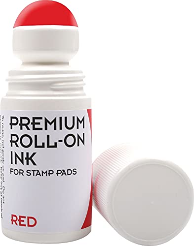 Cosco 2000 Plus Printer 25 Replacement Ink Pad – Red, Self-Inking Stamp Refill (25 Per Pack) - View #9