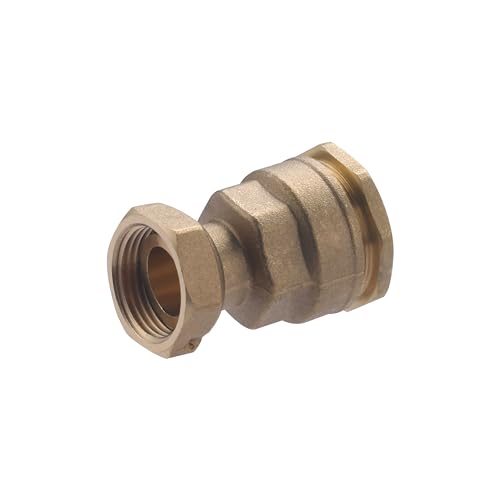 Raccord PE Laiton Femelle Ø32 - Femelle Ecrou Tournant 26x34 (1') NOYON & THIEBAULT