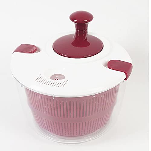 Hedtec Dryer Large Manual Salad Spinner Salad Spinner Dryer Drainer Lettuce Veg Herbs Vegetable Food Drying Household Fruit Dehydrator Drainer Kitchen #TOP10