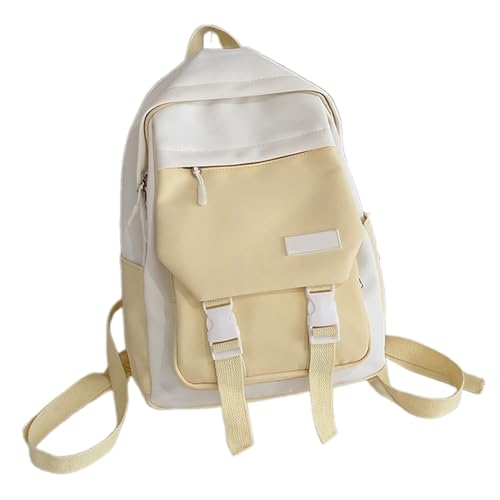Petit sac à dos japonais ergonomique compartimenté pour ordinateur portable jaune
