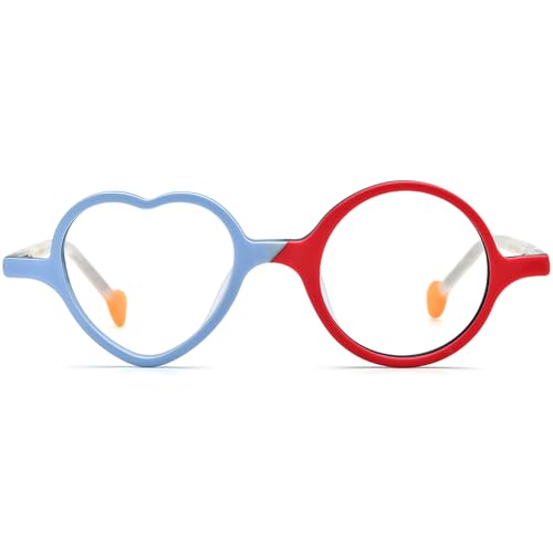 Image of HEPIDEM Multicolor Acetate Glasses Frame Men Women Round Eyeglasses Optical Spectacles 9377