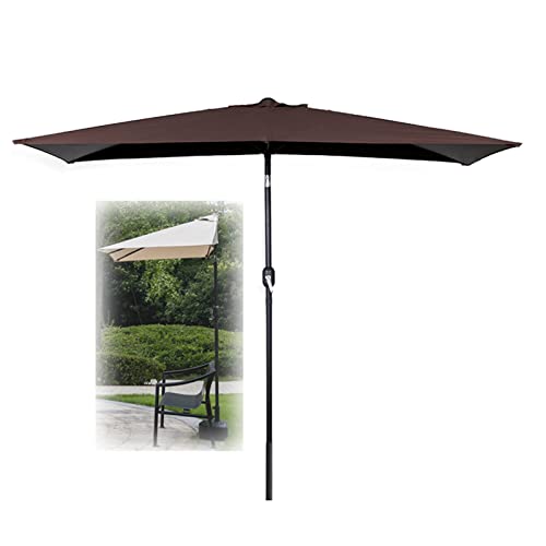 Demi-parasol mural pour gagner de la place sur une terrasse étroite