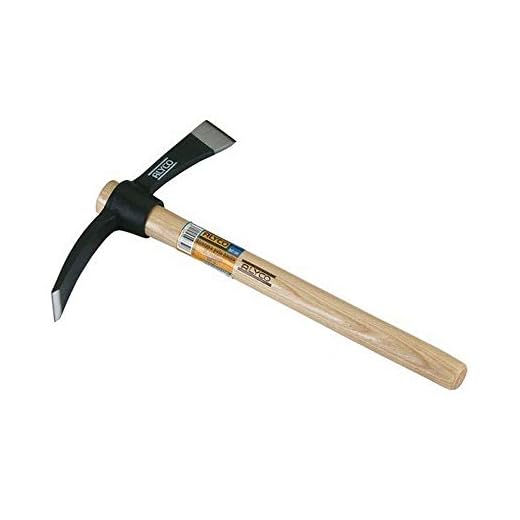 Alyco 198650 - Pioche Ergonomique avec Manche en Bois 550 g, Rouge