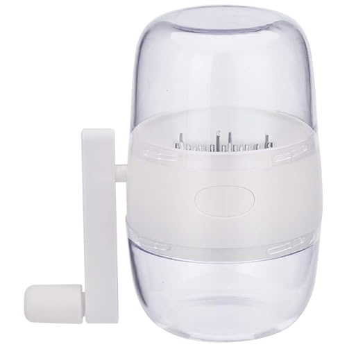 Hachoir de noix, broyeur de noix manuelle Craque de fruits séchés Hachoir à noix lavable en ABS et acier inoxydable pour fruits secs Appareil de broyage...