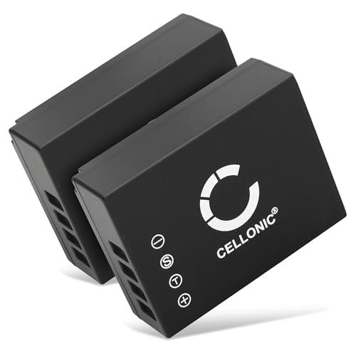 CELLONIC 2X Batería para Cámara Compatible con FujiFilm Fuji X100V, Compatible con Fuji X100F, X T1, NP W126   (1140mAh, 7.2V)