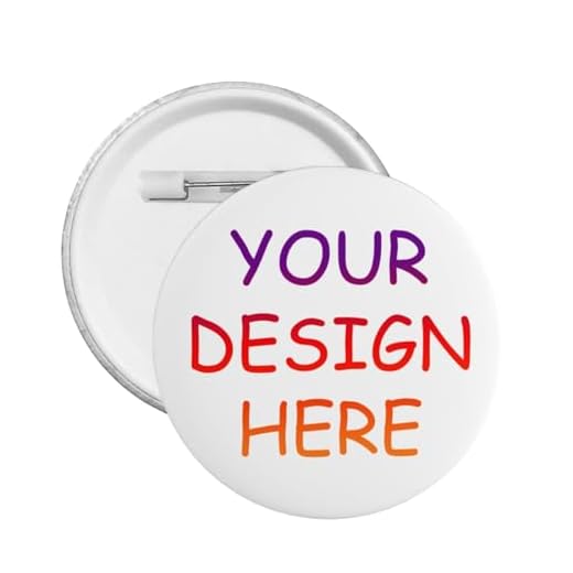 Pulsante personalizzato Pin Pulsanti fotografici in blocco Pulsante Pinback personalizzato Aggiungi il tuo logo o badge rotondi con foto