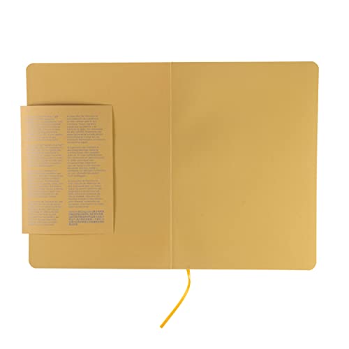 Cahier relié A5 ligné Fabriano Ecoqua Plus jaune pour vos notes quotidiennes - 7