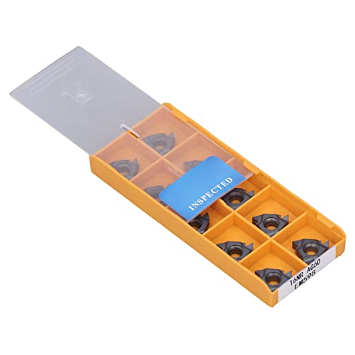 Set de 10 fresas de carburo para torneado CNC miniatura 4
