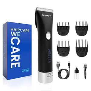 Hair Clippers SUPRENT Professional Cordless Hair Clippers Hair Trimmer for Men Rechargeble Haircut Kit with Ceramic Blade, 20 Cutting Length, Mens Hair Clippers for Family Use