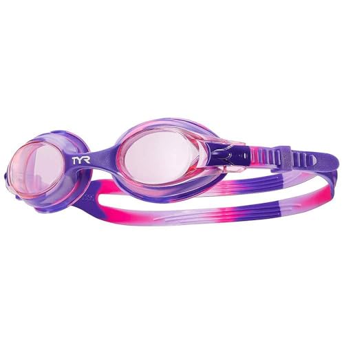 TYR Swimple Lunette de Natation Enfant sans marque visage ni fuite d'eau