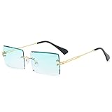 Les lunettes de soleil rectangulaires des années 90 sont l'accessoire idéal pour votre tenue quotidienne, montrez votre beauté, peuvent également être un cadeau idéal pour la famille et les amis.