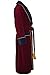 HUMAIRA FASHION Men's Luxuxry Burgundy with Navy Blue Quilted Collar and Cuffs, Velvet Dressing Gown with Gold Trim Tassel Belt (US, Alpha, X-Large, Regular, Regular, Blue)