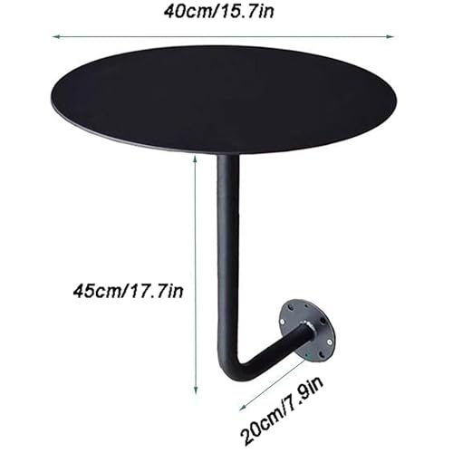 Mesa pequeña de pared en L para solucionar la falta de espacio 4