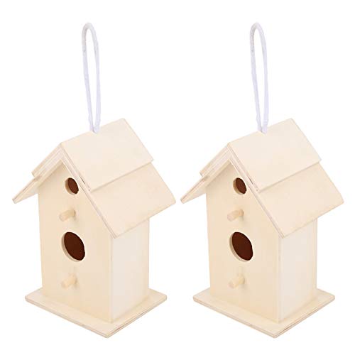 Gojiny Casa per Uccelli Appesa 2Pcs Birdhouse in