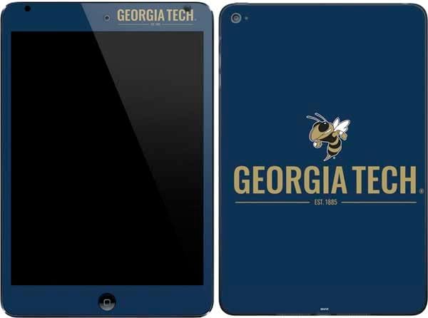Skinit Decal Tablet Skin Compatible with iPad Mini 4 - Officially Licensed Georgia Institute of Technology Est 1885 Navy Design