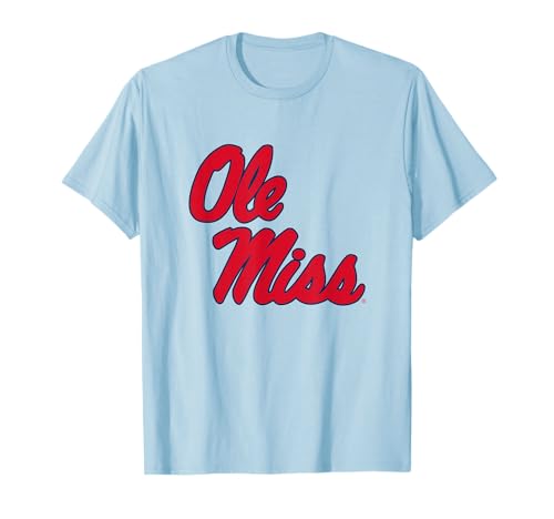 Mississippi Ole Miss Rebels Icon Blue Officially Licensed T-Shirt Small