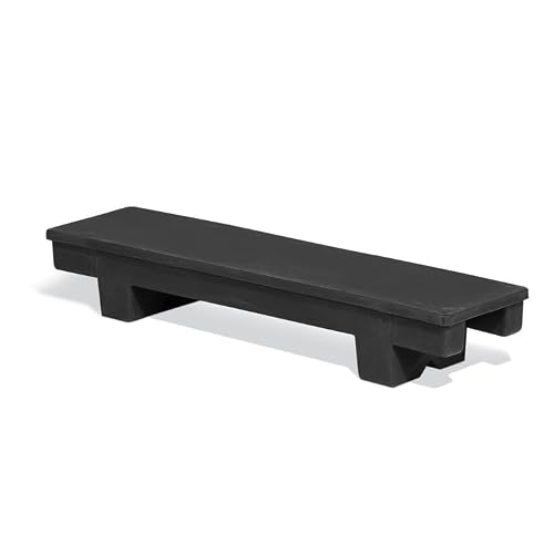 Sturdy Essentials Slim Jim DUN5015 Narrow Heavy-Duty Plastic Poly Dunnage Rack for Warehouses and Commercial Storage 48" x 12" x 8" with 1000 lb Capacity | For Warehouses, Merchandising, and Storage
