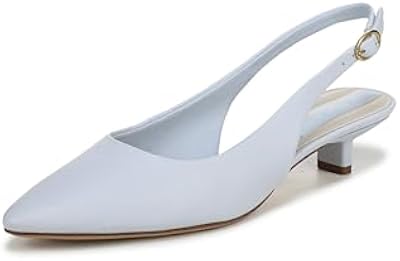 Franco Sarto Women's Pura Pump Soft Blue Leather 7.5 M