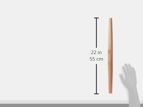 Miniatura 3 de J.K. Adams palo de amasar francés de madera de arce, Marrón