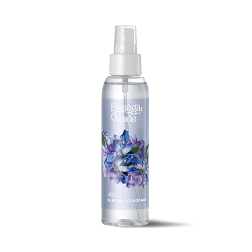 Bottega Verde - Iris, Deodorante Spray, 125 ml, Rinfrescante, con Fragranza di Iris Fiorentino, Lascia Traspirare la Pelle, Dermatologicamente Testato, per Tutti i Tipi di Pelle