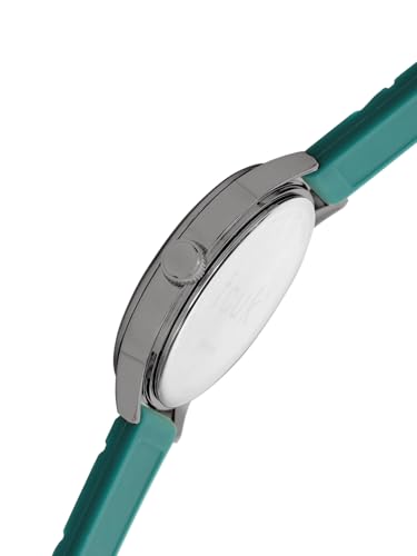 Image of FCUK TRACKOR FW25 Men's Analog Watch with Matt Green Dial - FC182GR