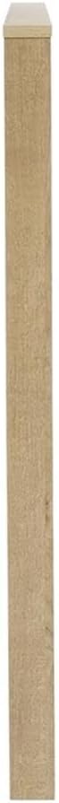 Pemberly Row Modern Queen/Full Headboard, Canyon Oak Finish, Engineered Wood, Adjustable to Fit Queen or Full Bedframes, Contemporary Style Bedroom Decor, 67" W x 3" D x 48.25" H, Assembly Required