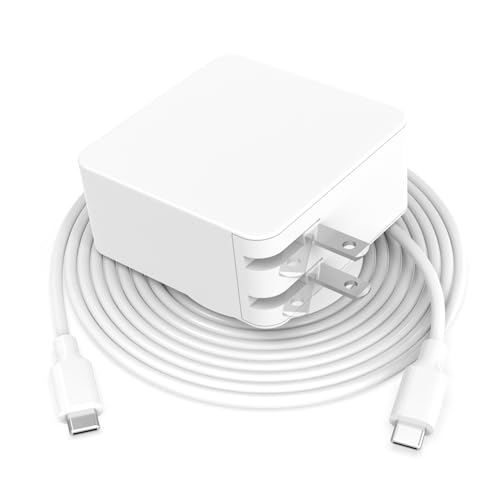 65W Fast Type C Charger Fit for Samsung Galaxy Book Pro Pro 360 and More Replacements with USB C Connector Foldable Compact Detachable 7.5ft Cable
