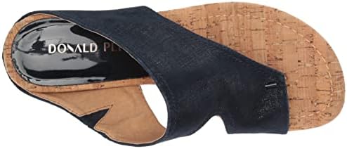 Donald Pliner Women's Wedge Sandal, Navy, 8.5 | Image 4