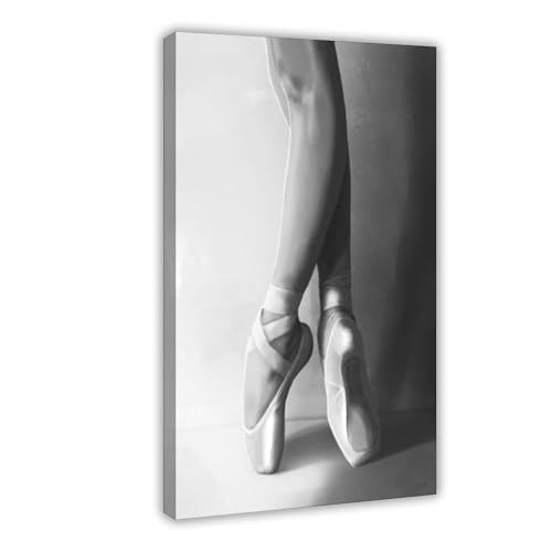 Toile de ballerine abstraite affiche retro haut de gamme 30x45