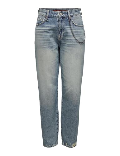 Jeans ONLY Onlelizabeth carotte rouge à pois pour vos sorties urbaines