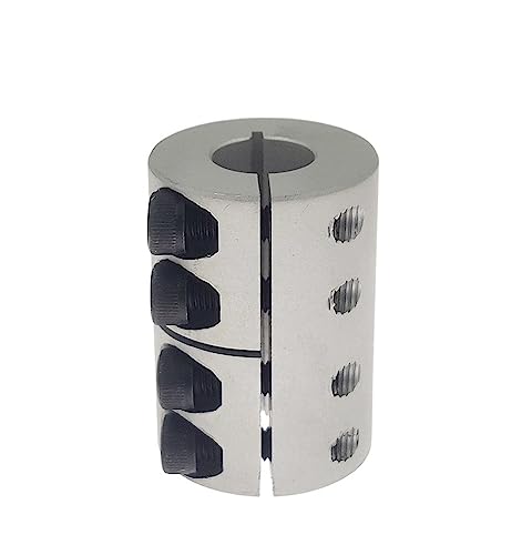 Rigid Coupling,Stainless Steel Rigid Coupling 1pcs D40L50 Rigid Coupling Coupler Motor Coupler CNC Engraving Machine Coupler(18X22)