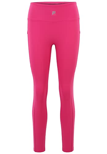 Mallas FILA Cintura Alta Raga 7/8 para mujer en color negro