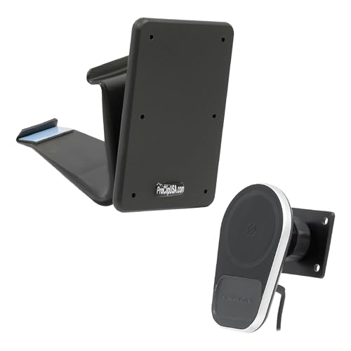 Scosche ProClip Angled Dash Mount Compatible with 2013-2018 Ford C-Max, 2013-2019 Ford Escape & Ford Escape Hybrid SUV's and MagicMount™ Pro Charge5 Phone Mount Bundle