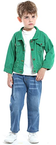 Image of Joe Wenko Kids Toddler Baby Boys Girls Casual Outerwear Denim Jacket