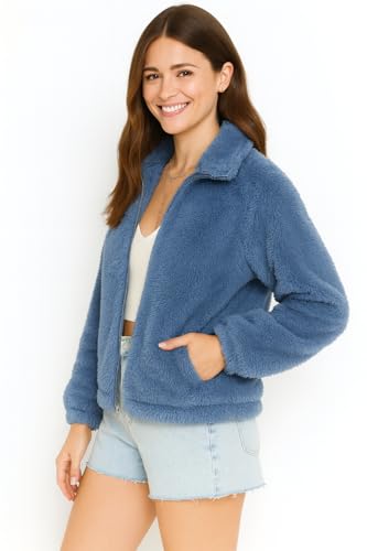 Image of THE DRY STATE Women's Fur Pull Over With High Neck