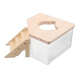 Bac pour hamster : la dureté du matériau permet à ce bac à sable pour hamster de ne pas se déformer facilement en cas d'utilisation normale