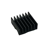 EKFVNIQQ XT-XINTE 1pc Heat Sink for 4 Model B Aluminum Heat Sink Multicolor Heatsink Radiator Cooling Kit for RPi 4B Cooling(Color:14X14X6MM Black)