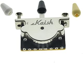 Heavy Duty 5 Way Guitar Pickup Lever Switch Guitar Pickup Selector Switch for Strat Tele with 3 Plastic Tips