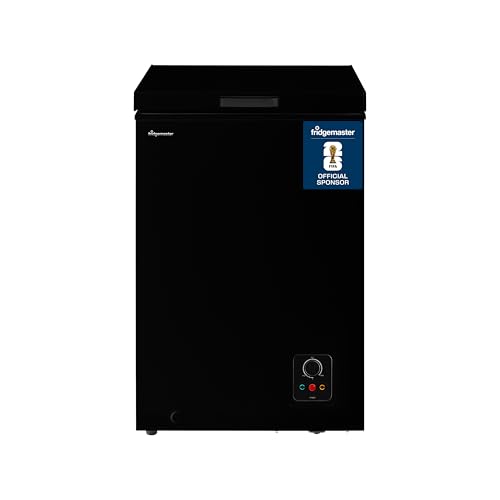Fridgemaster MCF96EB 95L Chester Freezer 4 Star Freezer Rating - 47.9D x 54.6W x 85.4H cm Black - E Rated