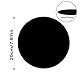 ZESABGE 5 Stück Acrylplatte Schwarz Acrylscheiben 20cm Rund Kunststoffplatte,Acryl Plastik Platten für,Malerei,DIY Handwerk,Projektausstellung