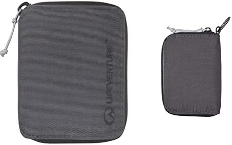 Lifeventure RFiD Protected Zip Bifold Wallet  Slim Wallet for Travel, Eco-Friendly, Recyclable Material