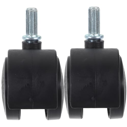 ERINGOGO 2pcs Home Laundry Rack Wheels Stem Caster Wheels for Trolleys Furniture Easy to Install Remove Sturdy and Material for Carts Workbenches
