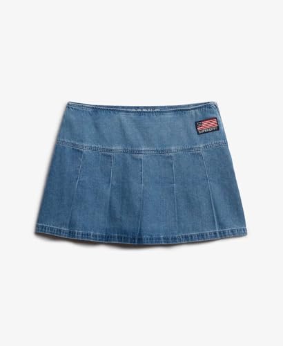 Mini jupe plissée à empiècements femme Superdry - vue 8