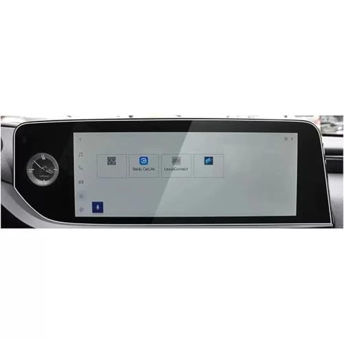 Vitre verre trempé pour Lexus ES200 ES300H 2022 2023 : film de protection d'écran GPS 12.3