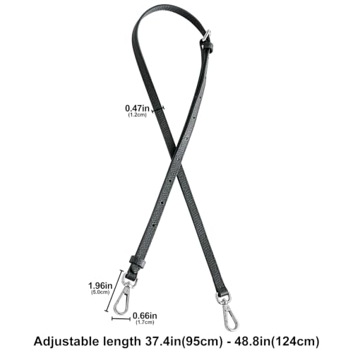 Image of Jiesinlov Leather Bag Shoulder Strap Replacement Crossbody Adjustable Conversion Kit Fit for Mini Pouch