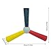 Reaction Speed Training Tool: Red/Yellow/Blue, Soft and Flexible Speed Throwing Bat, High Elasticity 3 Colors, Non-Slip Grip Handle, with
